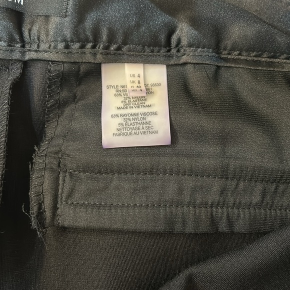 Women’s ELIE TAHARI exclusively for NORDSTROM black straight pant. No flaws 4 - Picture 5 of 9